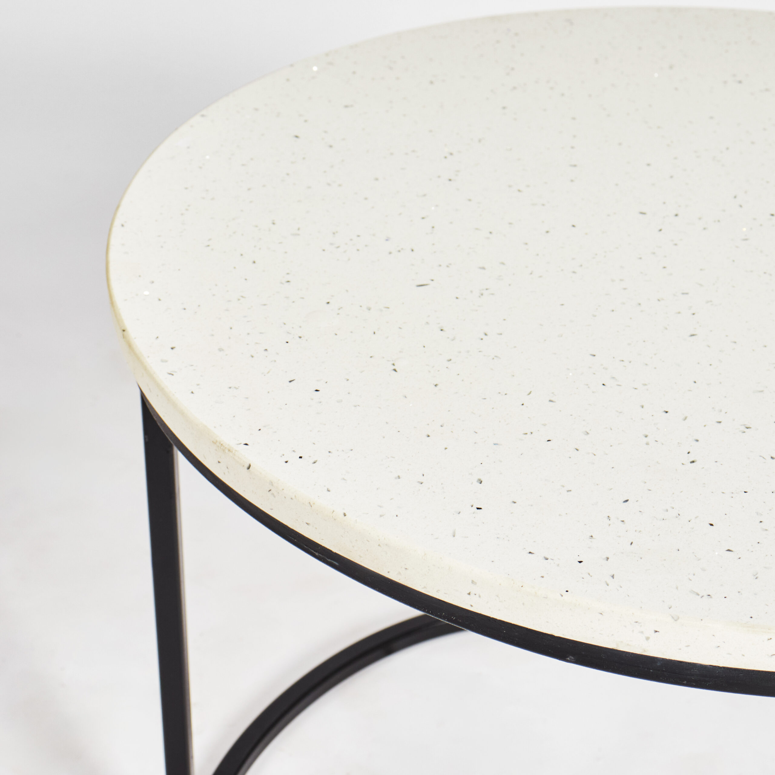 Cafe Table With Stone Top - Image 2