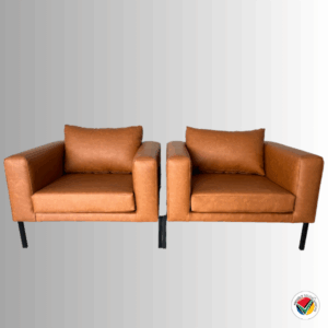 Box Frame Double Chair Set